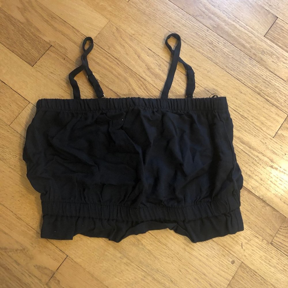 NWT Dry Goods Black Crop Top